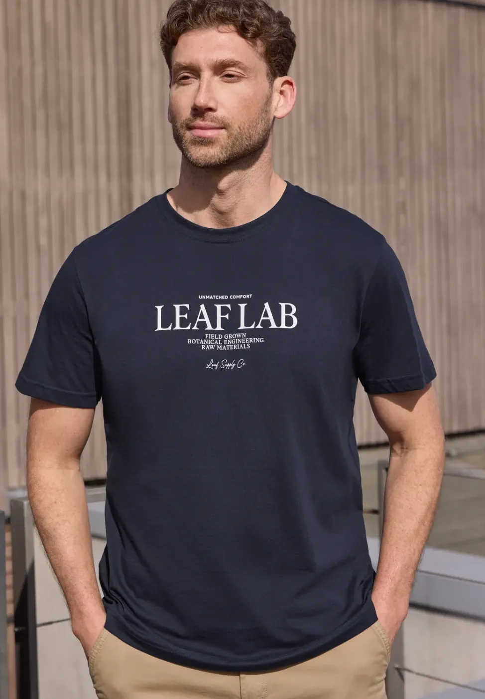 T-shirt à col rond avec chestprint