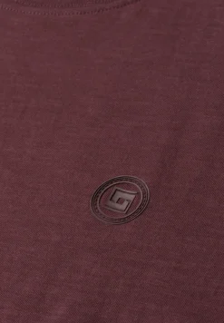 T-shirt à col rond avec détail turn-up