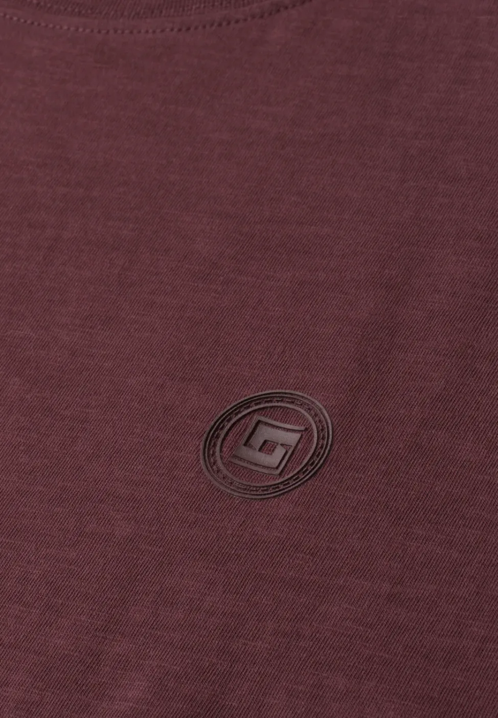 T-shirt à col rond avec détail turn-up