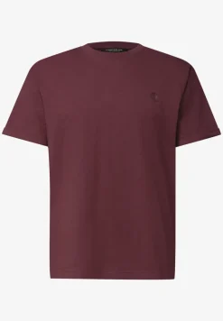 T-shirt à col rond avec détail turn-up
