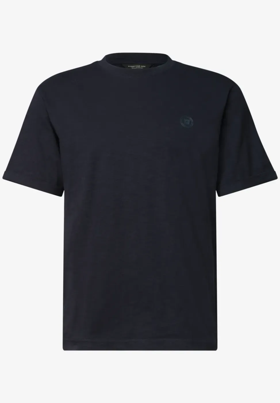 T-shirt à col rond avec détail turn-up