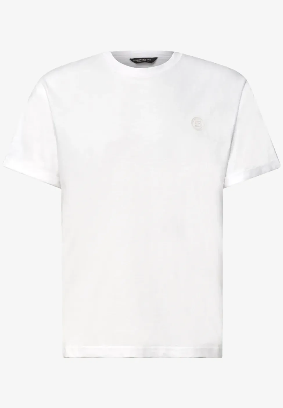 T-shirt à col rond avec détail turn-up
