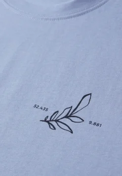T-shirt à col rond avec impression arrière