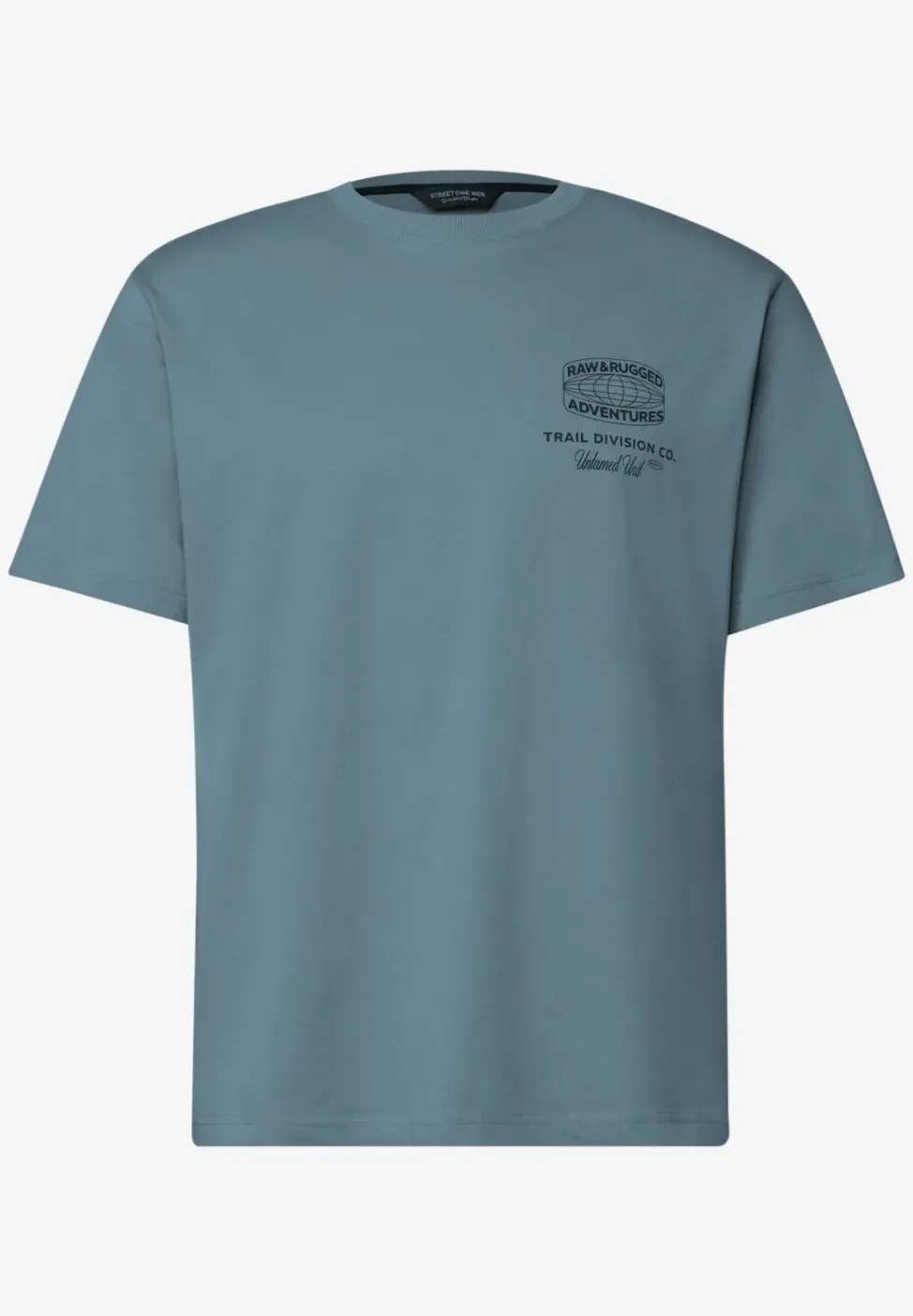 T-shirt à col rond avec impression arrière