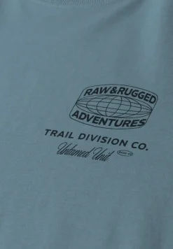 T-shirt à col rond avec impression arrière