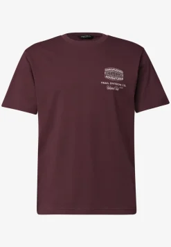 T-shirt à col rond avec impression arrière