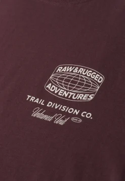 T-shirt à col rond avec impression arrière