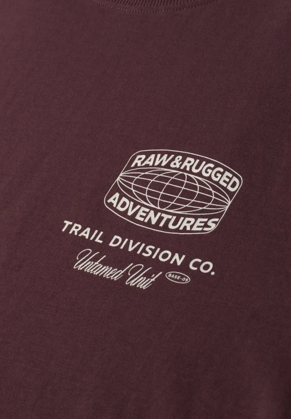 T-shirt à col rond avec impression arrière