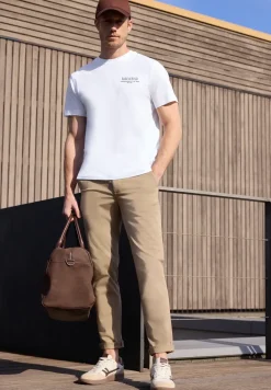 T-shirt à col rond avec imprimé au dos
