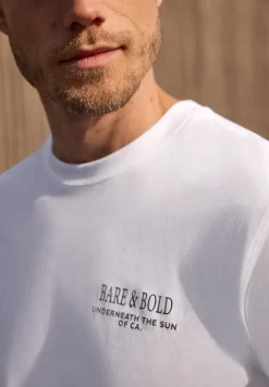 T-shirt à col rond avec imprimé au dos