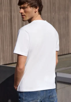 T-shirt à col rond avec photo imprimée