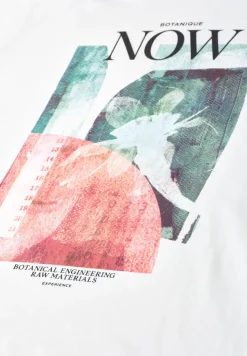 T-shirt à col rond avec photo imprimée