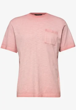 T-shirt à col rond délavé