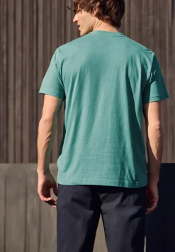 T-shirt à col rond et imprimé