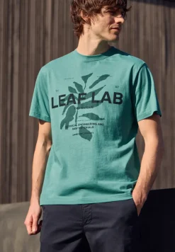 T-shirt à col rond et imprimé