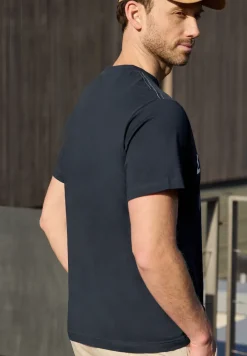 T-shirt à col rond et imprimé
