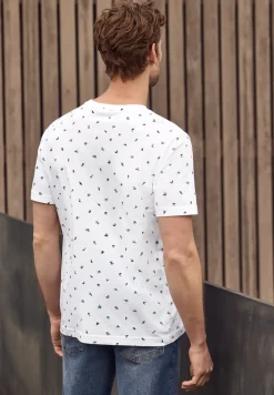 T-shirt à col rond et imprimé allover