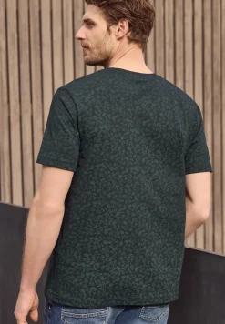 T-shirt à col rond et imprimé allover