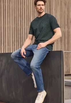 T-shirt à col rond et imprimé allover