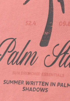T-shirt à col rond et imprimé sur le devant