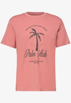 T-shirt à col rond et imprimé sur le devant