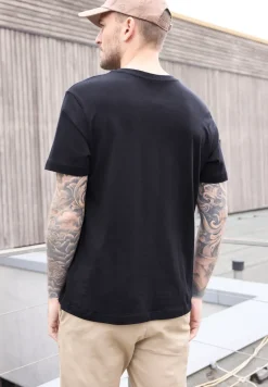 T-shirt à col rond et imprimé sur le devant