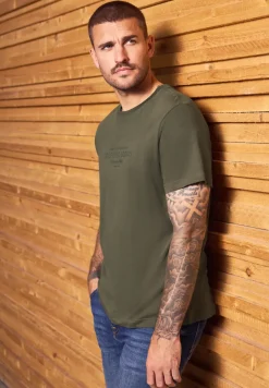 T-shirt doux avec wording