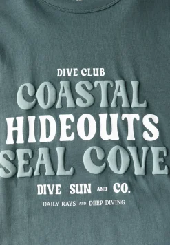 T-shirt en coton avec wording