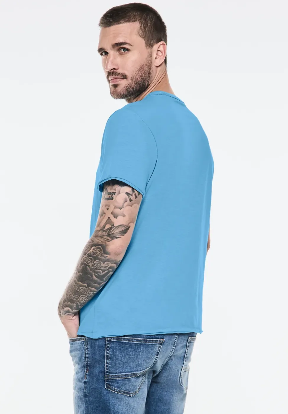 T-shirt en fil flammé