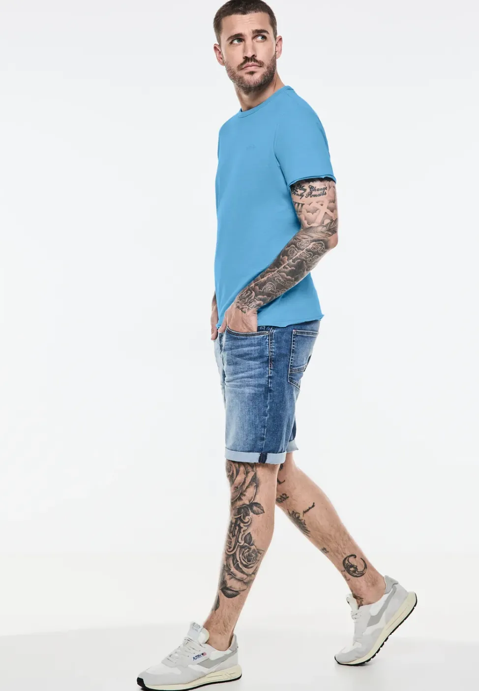 T-shirt en fil flammé
