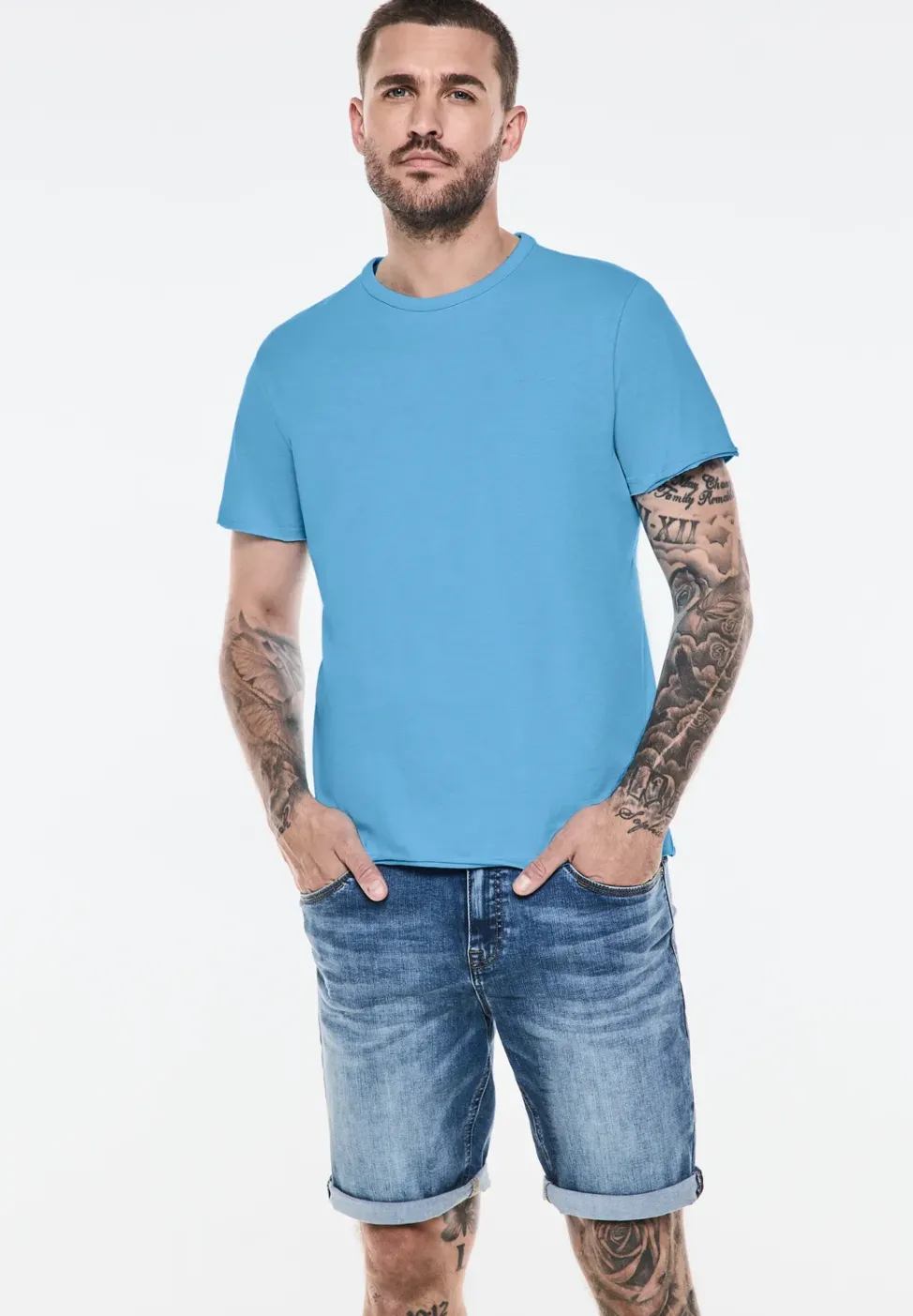 T-shirt en fil flammé