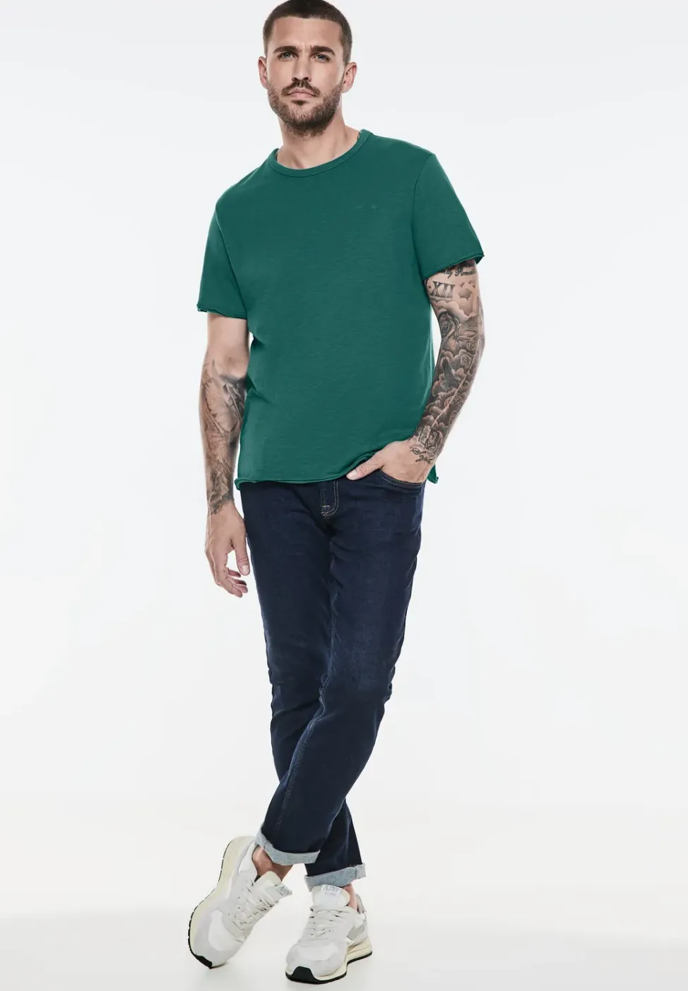 T-shirt en fil flammé