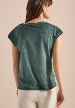 T-shirt en jersey au look garment dye
