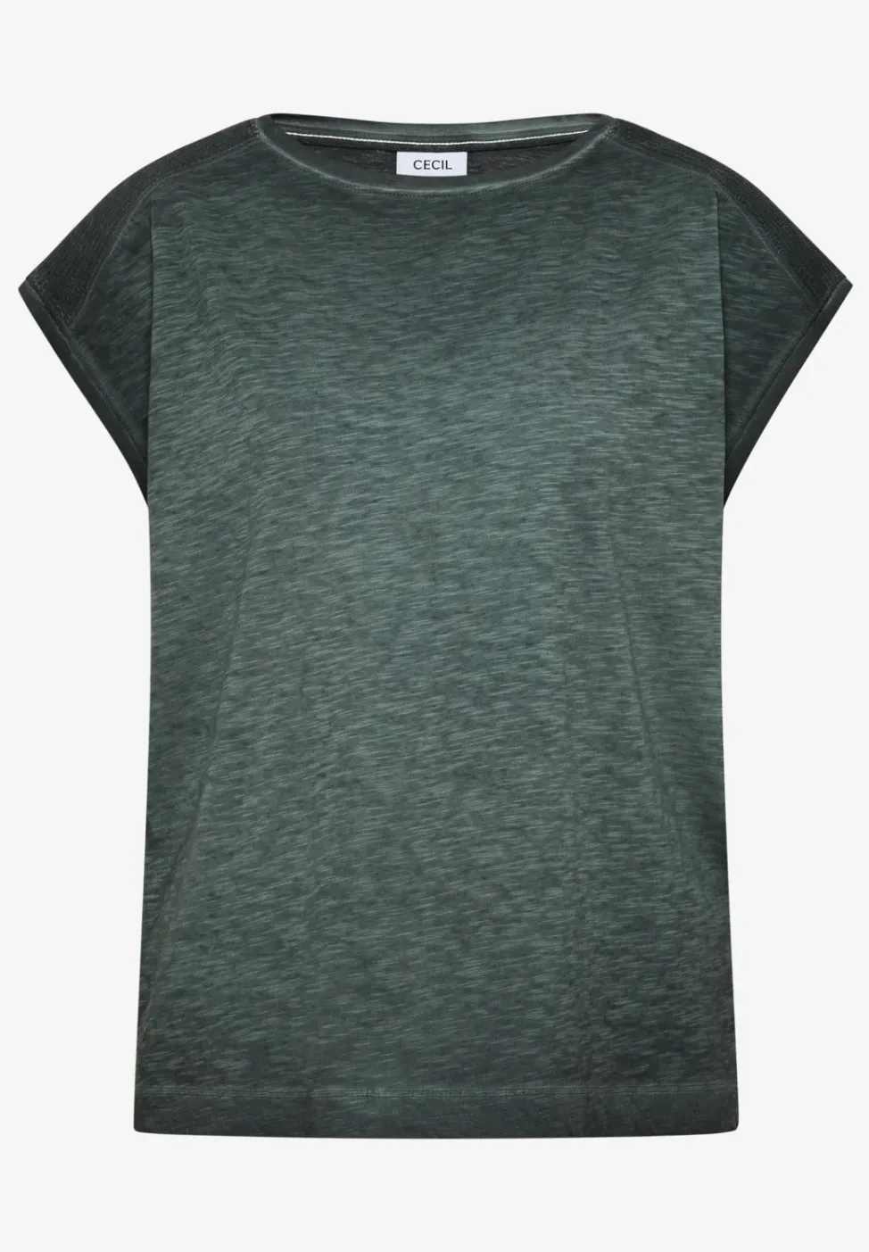 T-shirt en jersey au look garment dye