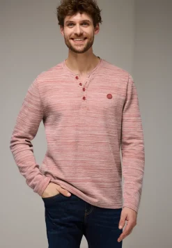 T-shirt Henleys dans un look mélangé