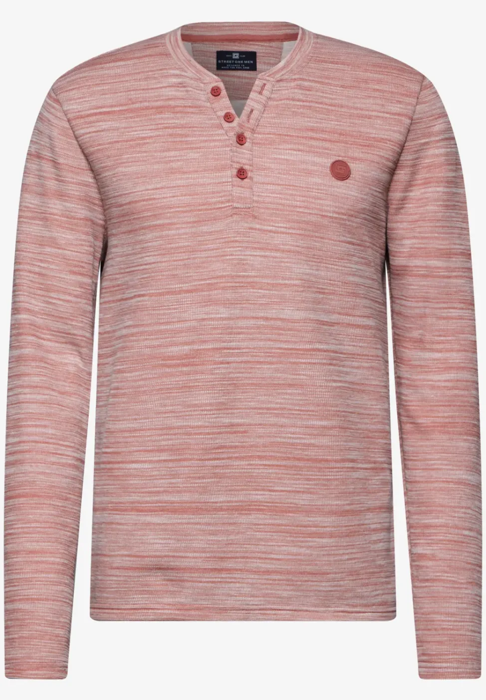 T-shirt Henleys dans un look mélangé