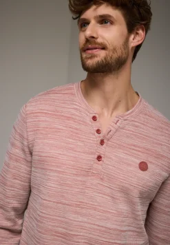 T-shirt Henleys dans un look mélangé