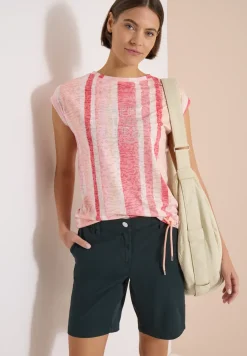 T-shirt à l'effet dévoré