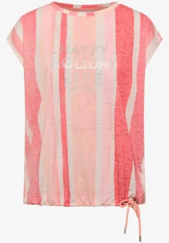 T-shirt à l'effet dévoré