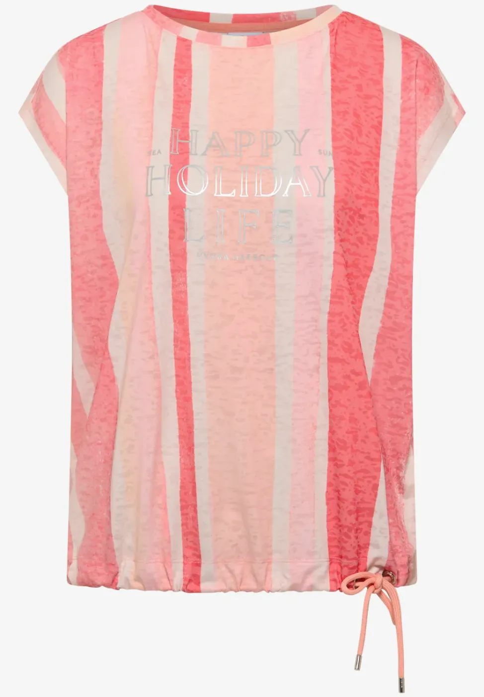 T-shirt à l'effet dévoré