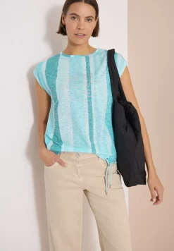 T-shirt à l'effet dévoré