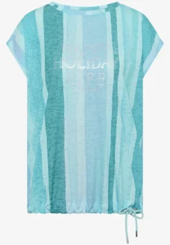 T-shirt à l'effet dévoré