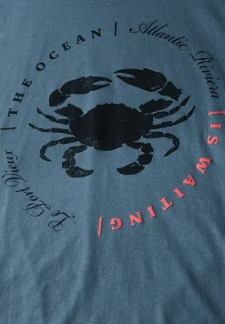 T-shirt à l'imprimé crabe