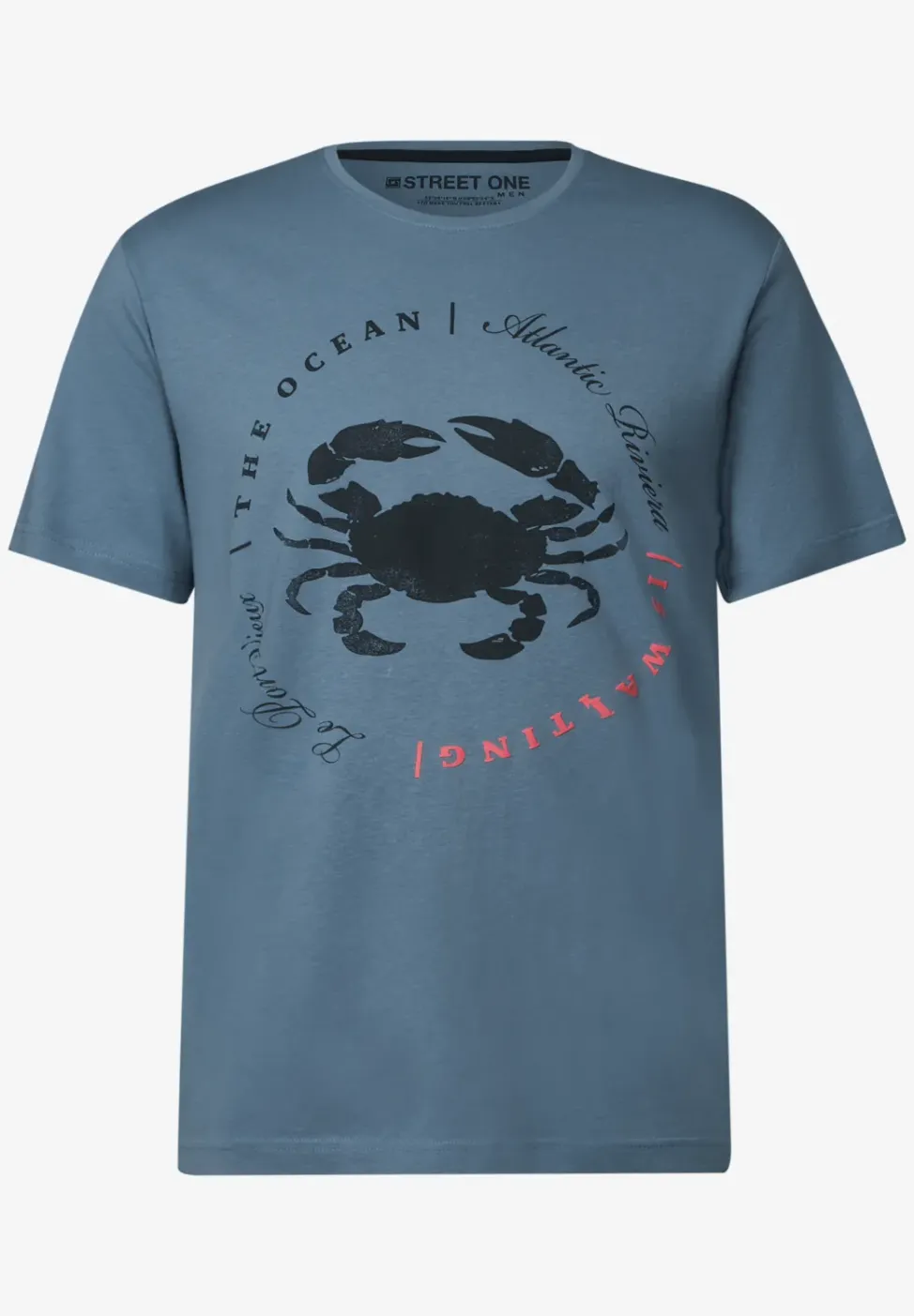 T-shirt à l'imprimé crabe