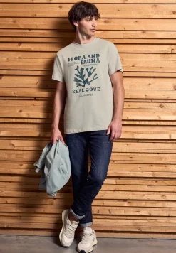 T-shirt à l'imprimé marin