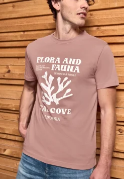 T-shirt à l'imprimé marin