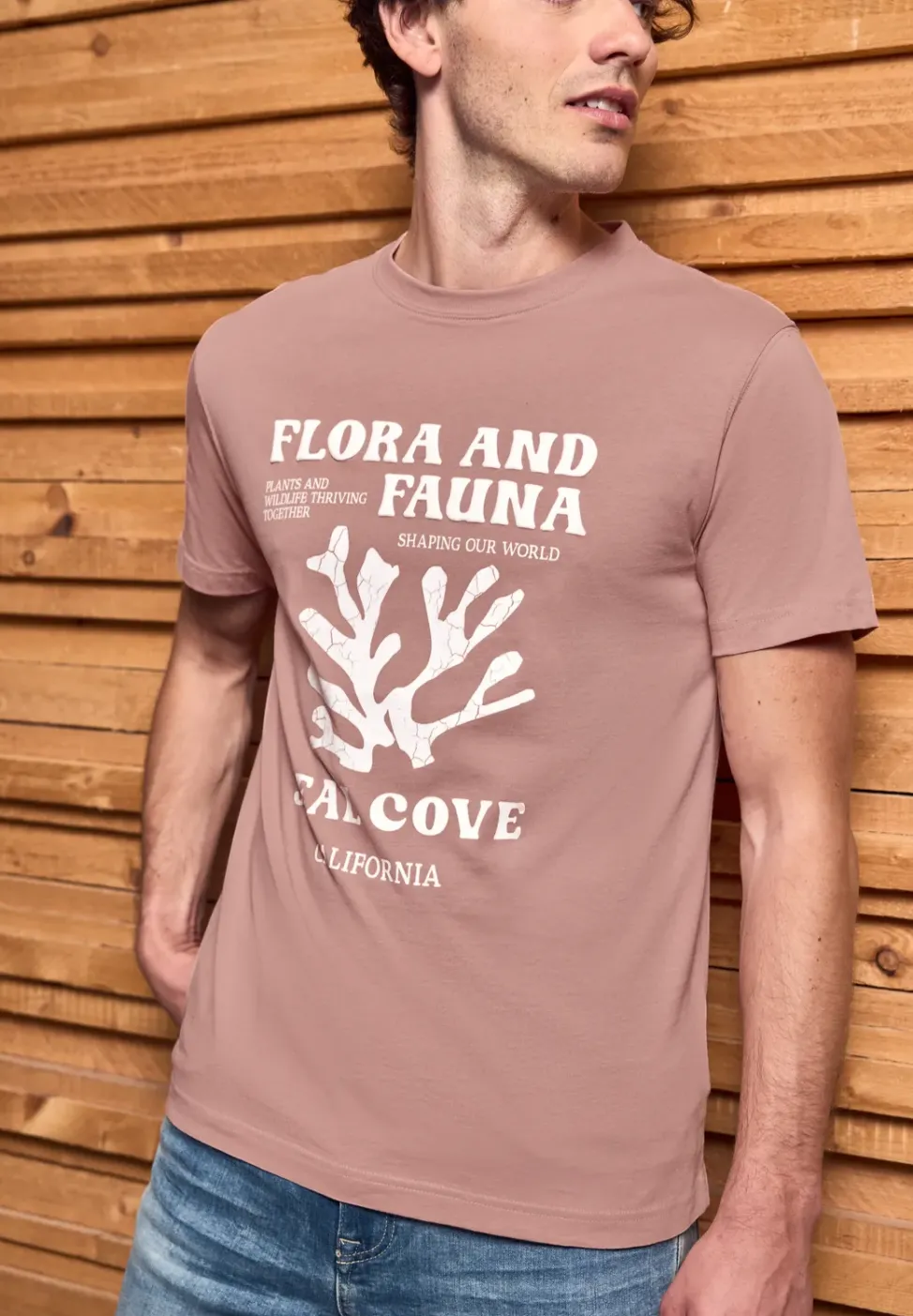 T-shirt à l'imprimé marin