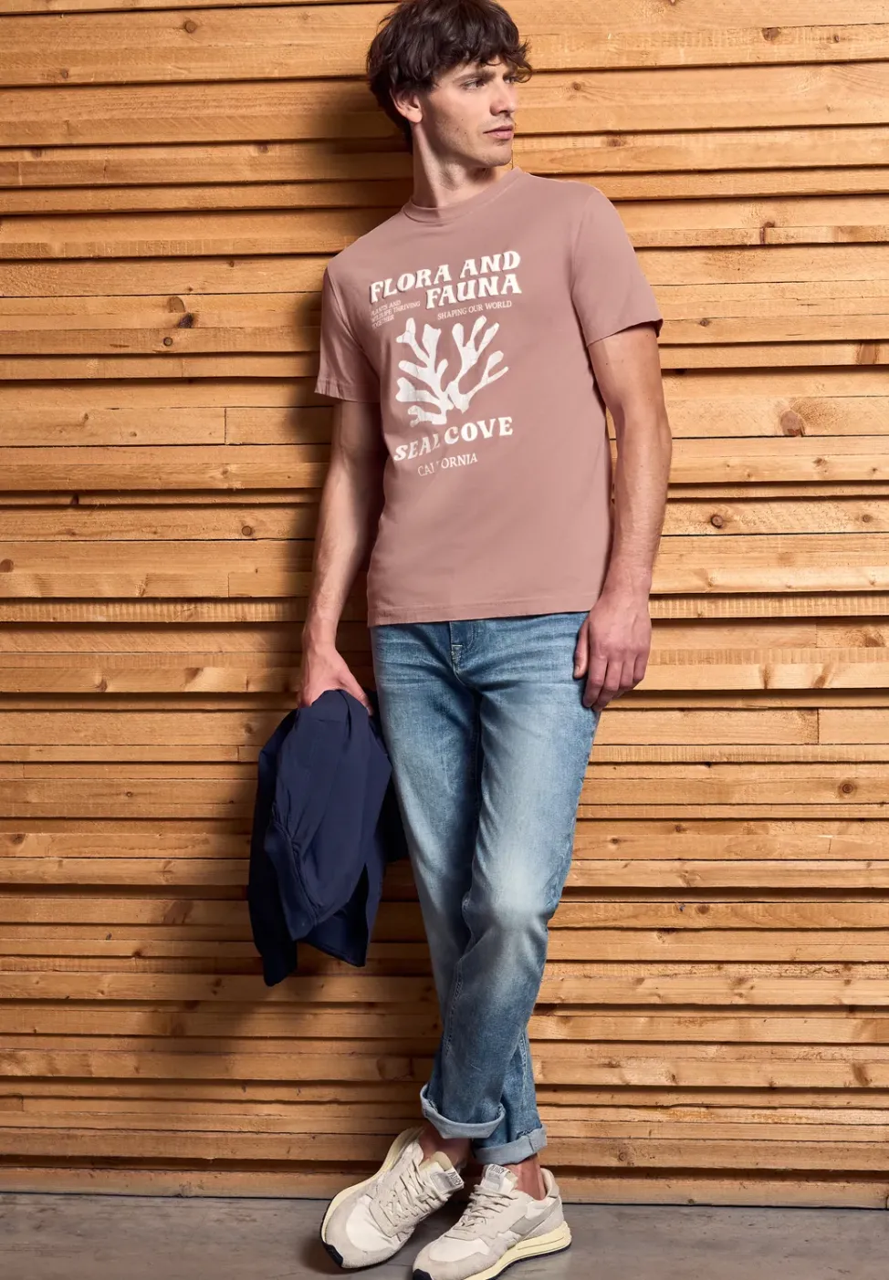 T-shirt à l'imprimé marin