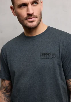 T-shirt à look mélangé