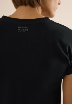 T-shirt à manches courtes en forme de tunique